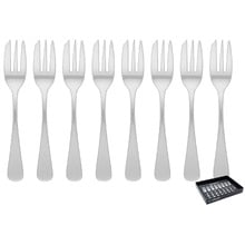 Tablekraft Bogart Stainless Steel Cake Forks (Set of 8)